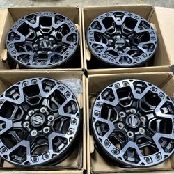 (4) 2025 17" Ford Raptor R 37 beadlock OEM factory wheels rims f150 2024