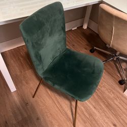 Office Chairs Green Suede