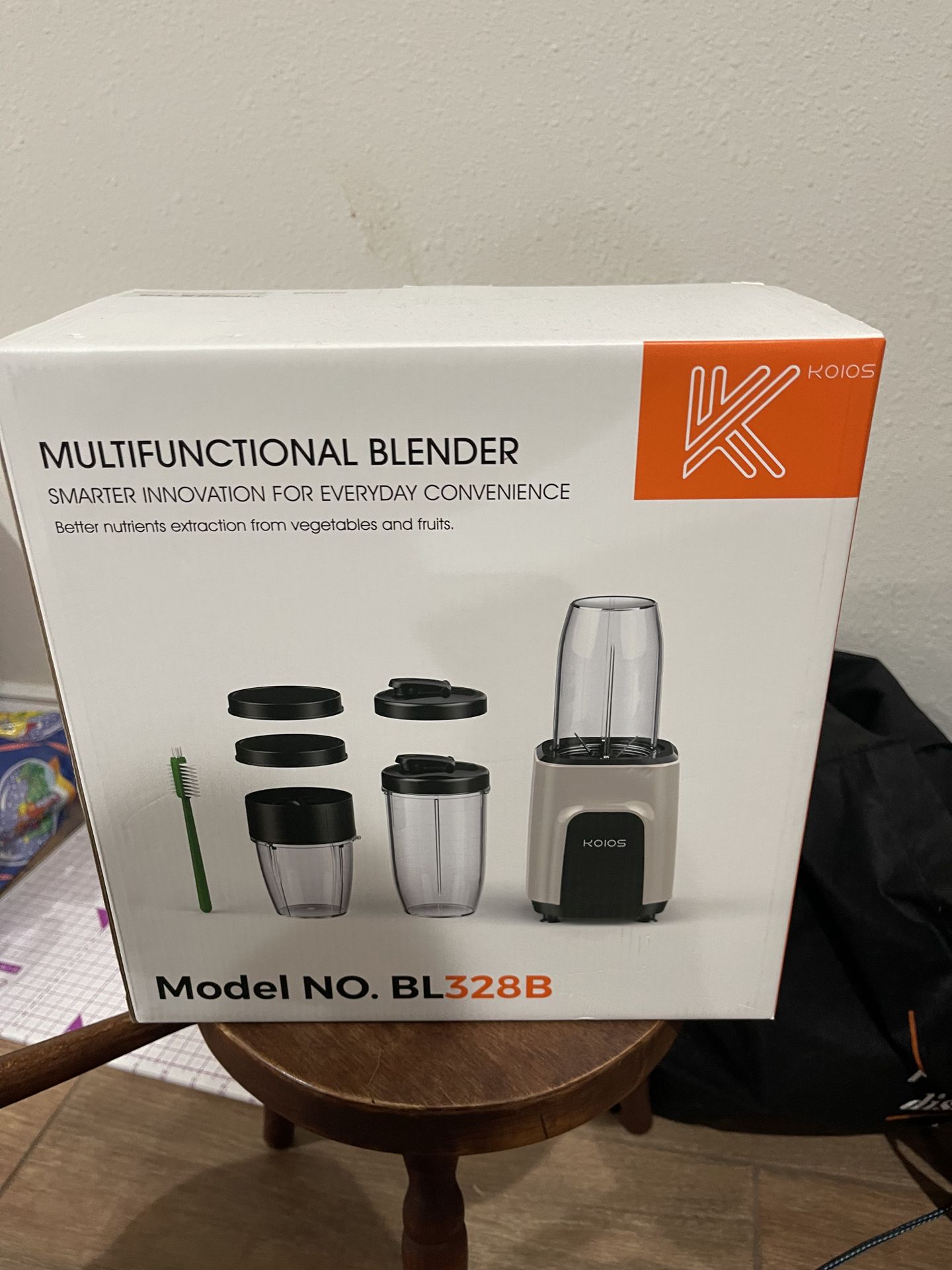 Brand New KOIOS Personal Multifunctional Blender (BL328B)
