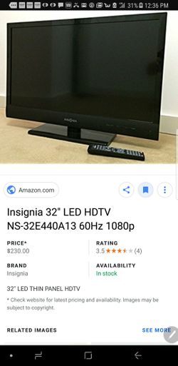 Selling a 32 inch Insignia