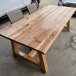 Beautiful Rustic Table For Indoor Or Outdoor 