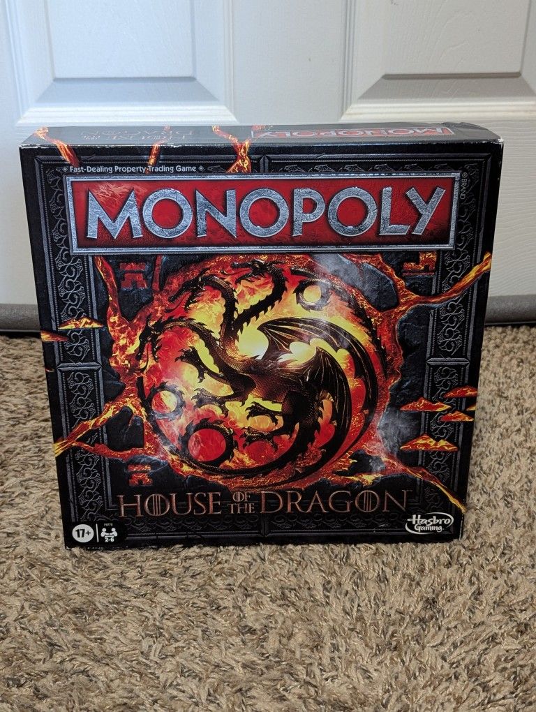 Monopoly House of the Dragon Board Game