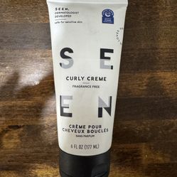 SEEN Curly Creme, Fragrance Free 6oz
