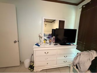 White dresser
