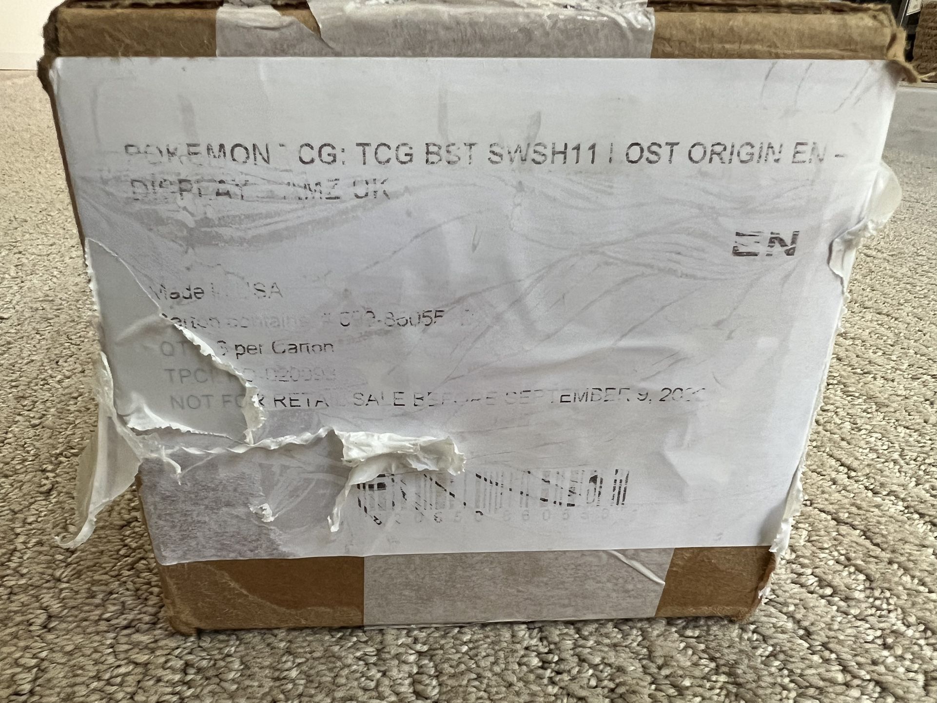 Lost Origin Booster Box Case - 6 Sealed Boxes - Pokemon Card TCG