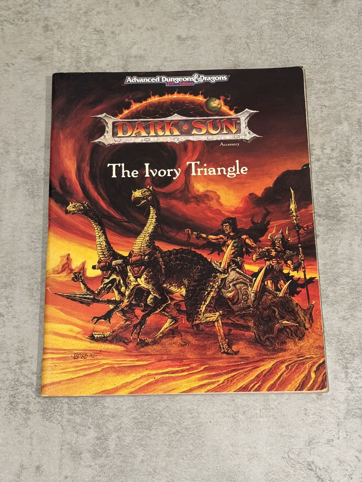 Dungeons & Dragons The Ivory Triangle Dark Sun Accessory Book (2nd Ed., 1993)