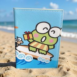 Keroppi Surfside Adventure Passport Wallet 🎁✈️