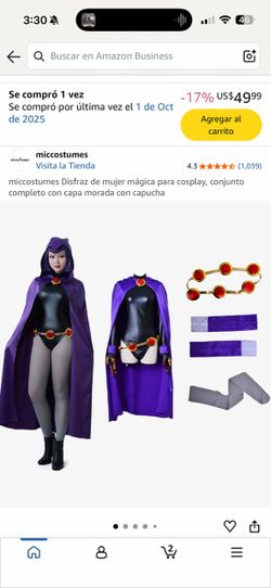 Raven Custome