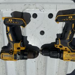 2 DeWalt Drills 