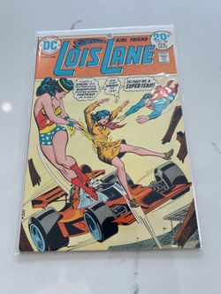 Superman's Girlfriend LOIS LANE #136, Wonder Woman x-over, DC 1974, 8.0/8.5