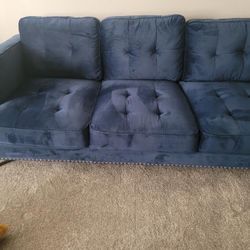 Navy Blue Sectional Couch 