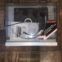Sharp Vinyl Record Player 