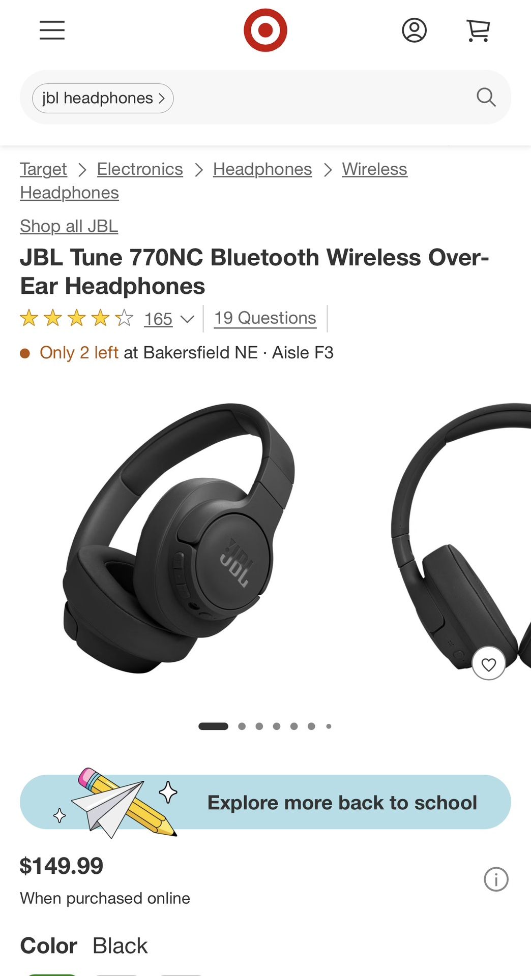 JBL Bluetooth Headphones
