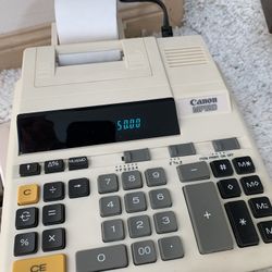 Electronic Calculator With Printer