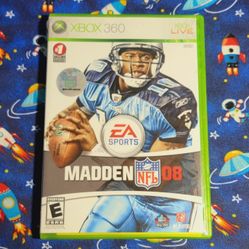 EA Sports Madden NFL 08 Original Microsoft Xbox 360 One S X Game Disc, Case, Artwork, Manual Inlcuded