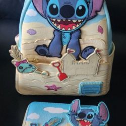 Stitch Loungefly & Wallet 