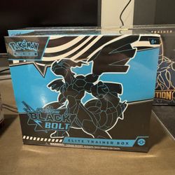 Pokemon Scarlet And Violet Black Bolt ETB Sealed