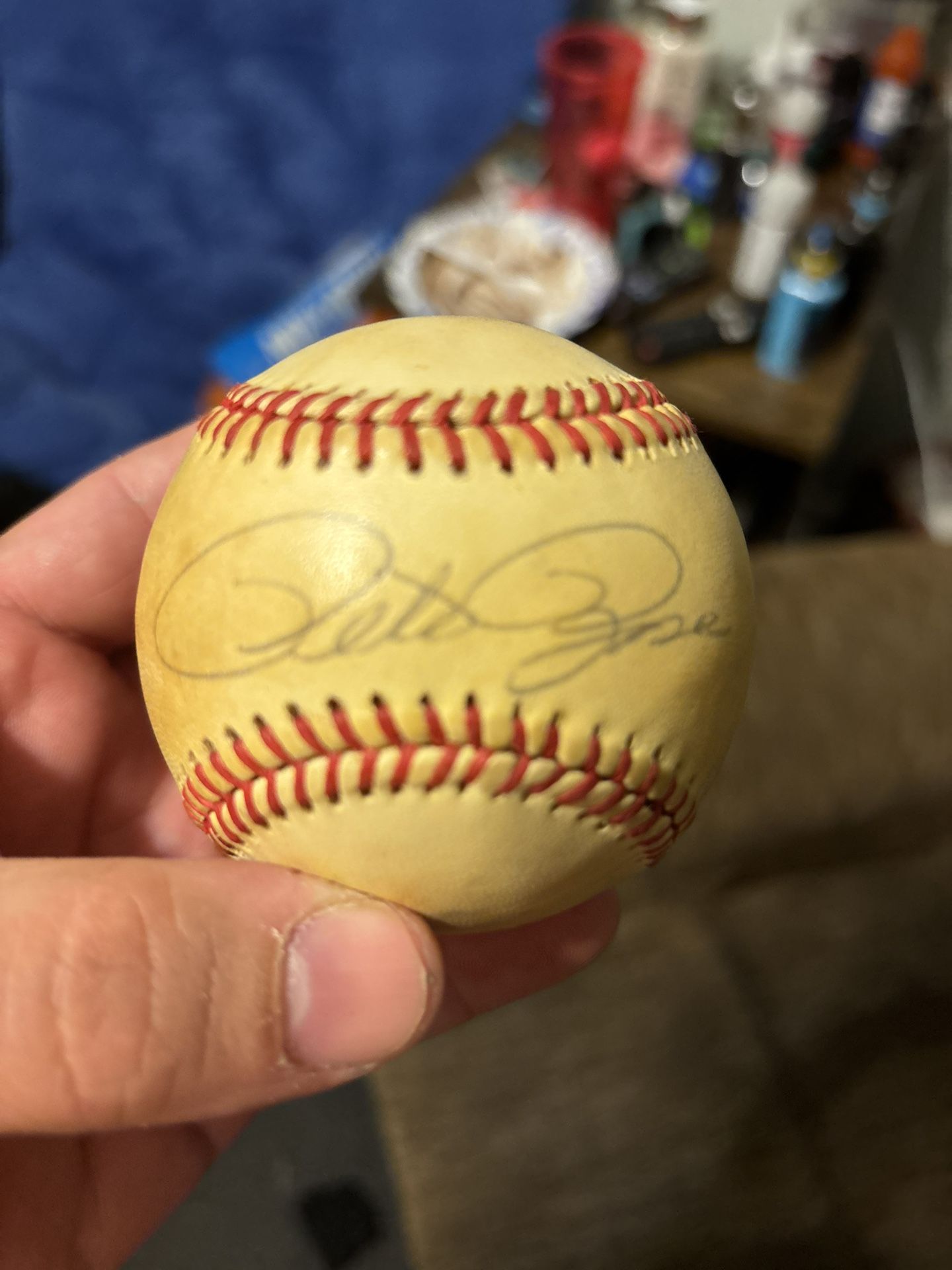 Pete Rose Game Used Ball