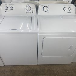 Amana Set Washer And Dryer Gas Good Condition We Delivery 