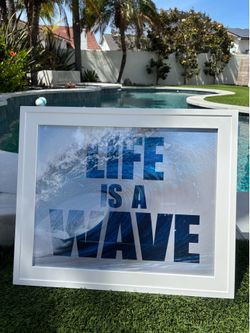 Framed Wave Art
