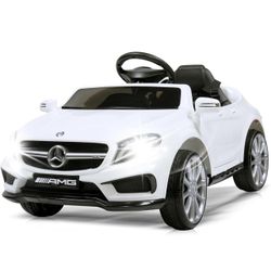  Mercedes Benz Electric Car for Kids by TOBBI,Toddler Electric Vehicle,Children Ride On Toy with Parental Remote Control/Double Doors/5 Point Safety B