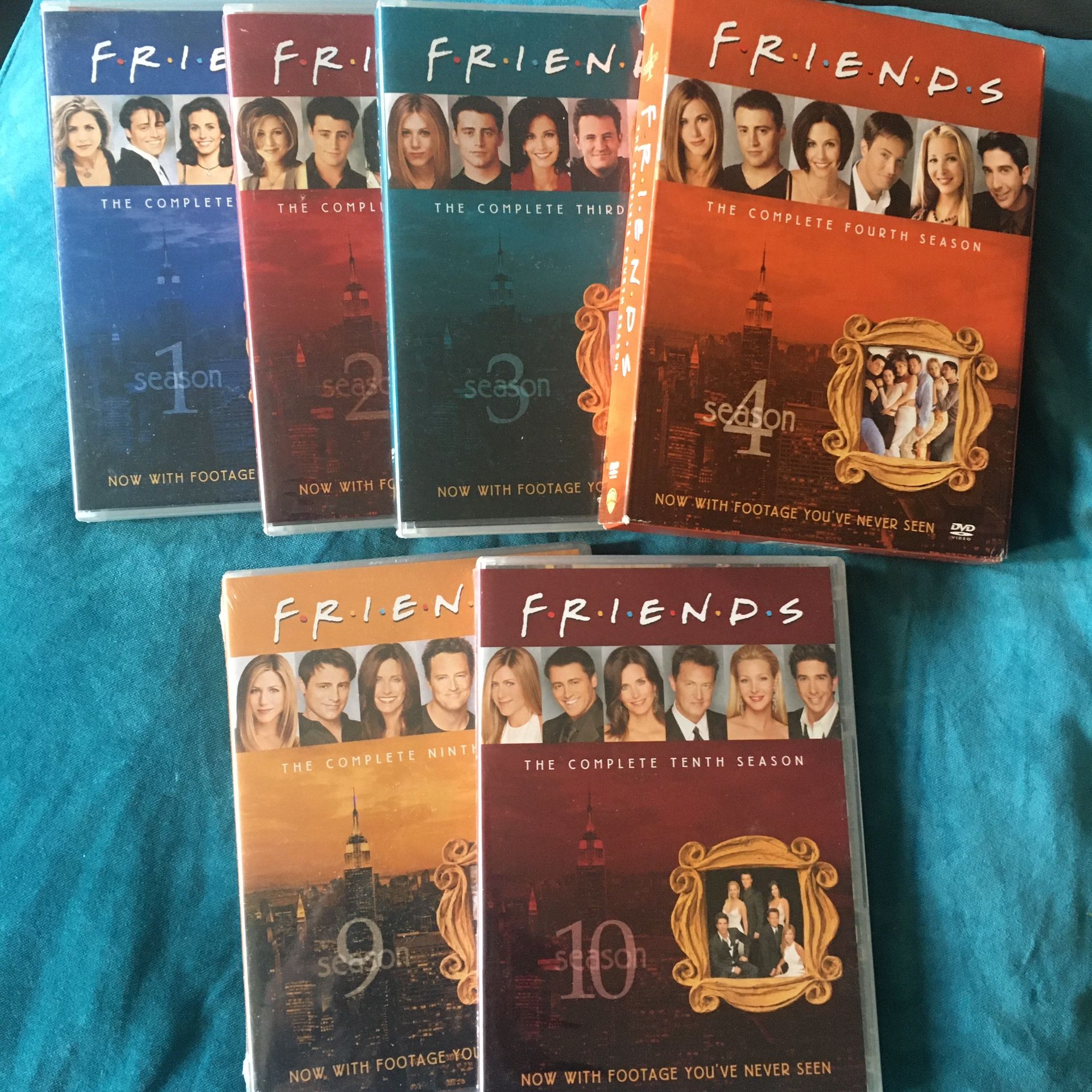 Friends DVDs 1,2,3,4 And 9,10