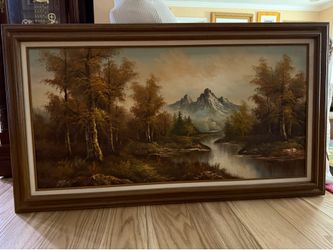 Large framed picture 31”x55”