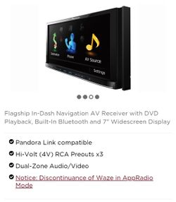 Pioneer AVIC-Z120BT WITH NAVIGATION 