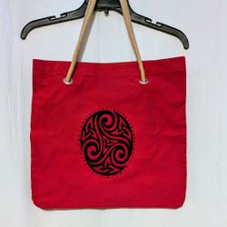 Tote Keltic Black Designs Canvas Tote Bag Genuine Desert Wash 