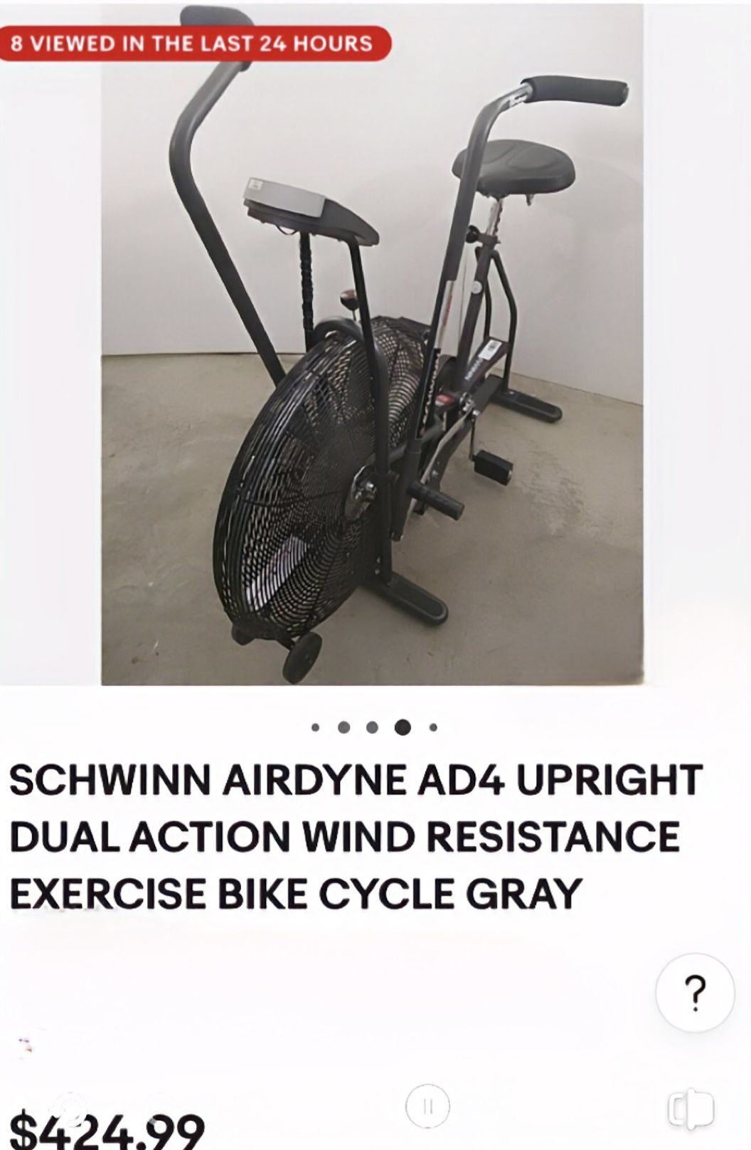 Schwinn Airdyne AD4 Exercise Bike