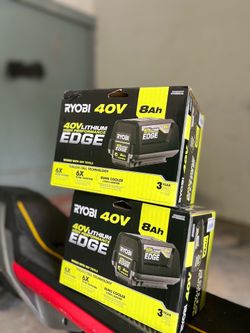 Unopened 40V 8.0 Ah Lithium-Ion High Performance EDGE Battery Factory Sealed*