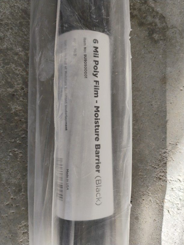 6 Mil Poly Film Moisture Barrier