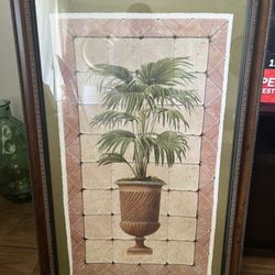 Cuadro decorativo Mediterranean Palm II – 24x40 pulgadas