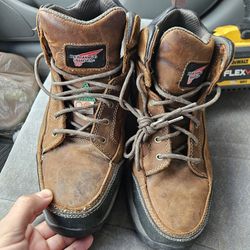 Red Wing Steel Toe Boots  Size 12 And 13