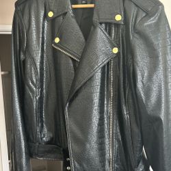Black Motorcycle Jacket