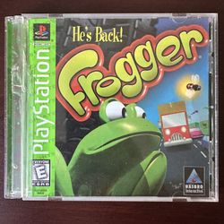 Frogger for PlayStation 1 with manual
