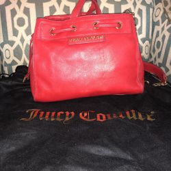 Red Juicy Couture Hand Bag