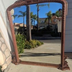 Vintage Baroque Bathroom Mirror 44" x 58"