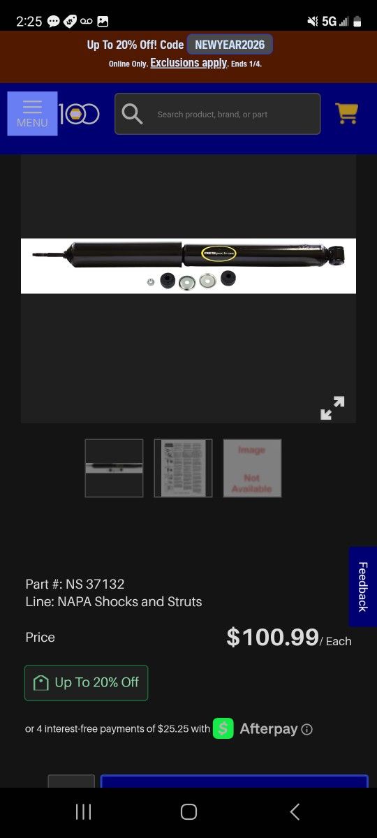 Ford Ranger/f150 Rear Struts