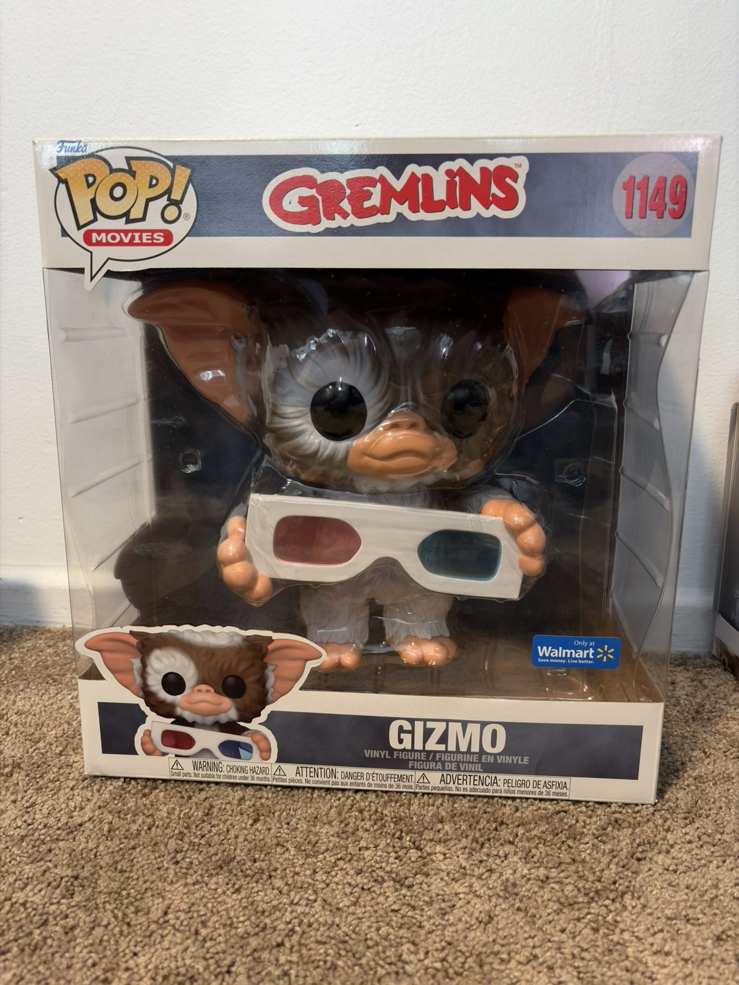 Funko Pop Gremlins 10 Inch Gizmo #1149 Walmart Exclusive