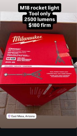 Milwaukee M18 Rocket Light