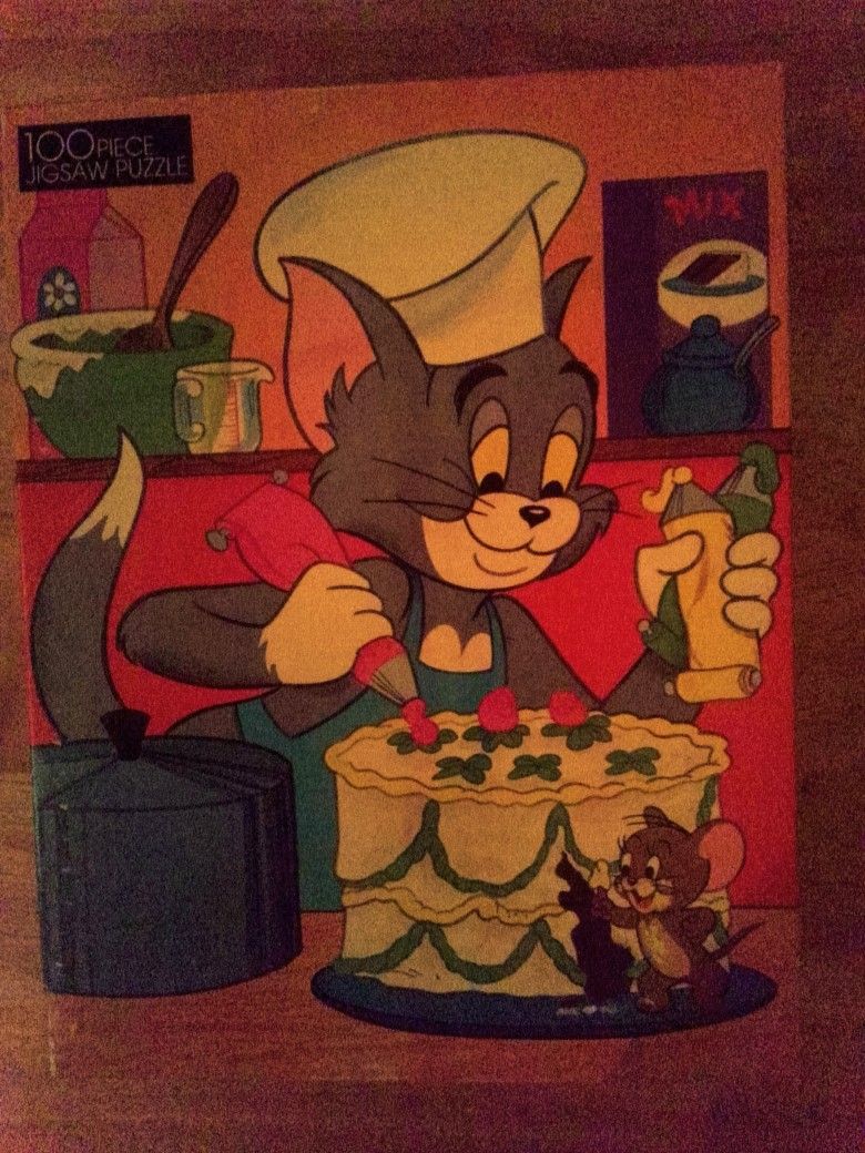 Unopened Tom & Jerry TV cartoon Puzzle (Vintage 1983)