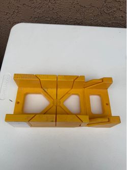 Stanley Yellow Plastic Miter Box