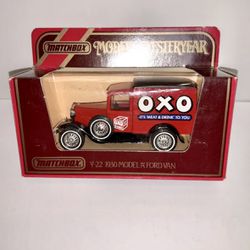 Matchbox Yesteryear Y-22 1930 Ford Model Van OXO Old Shop Stock