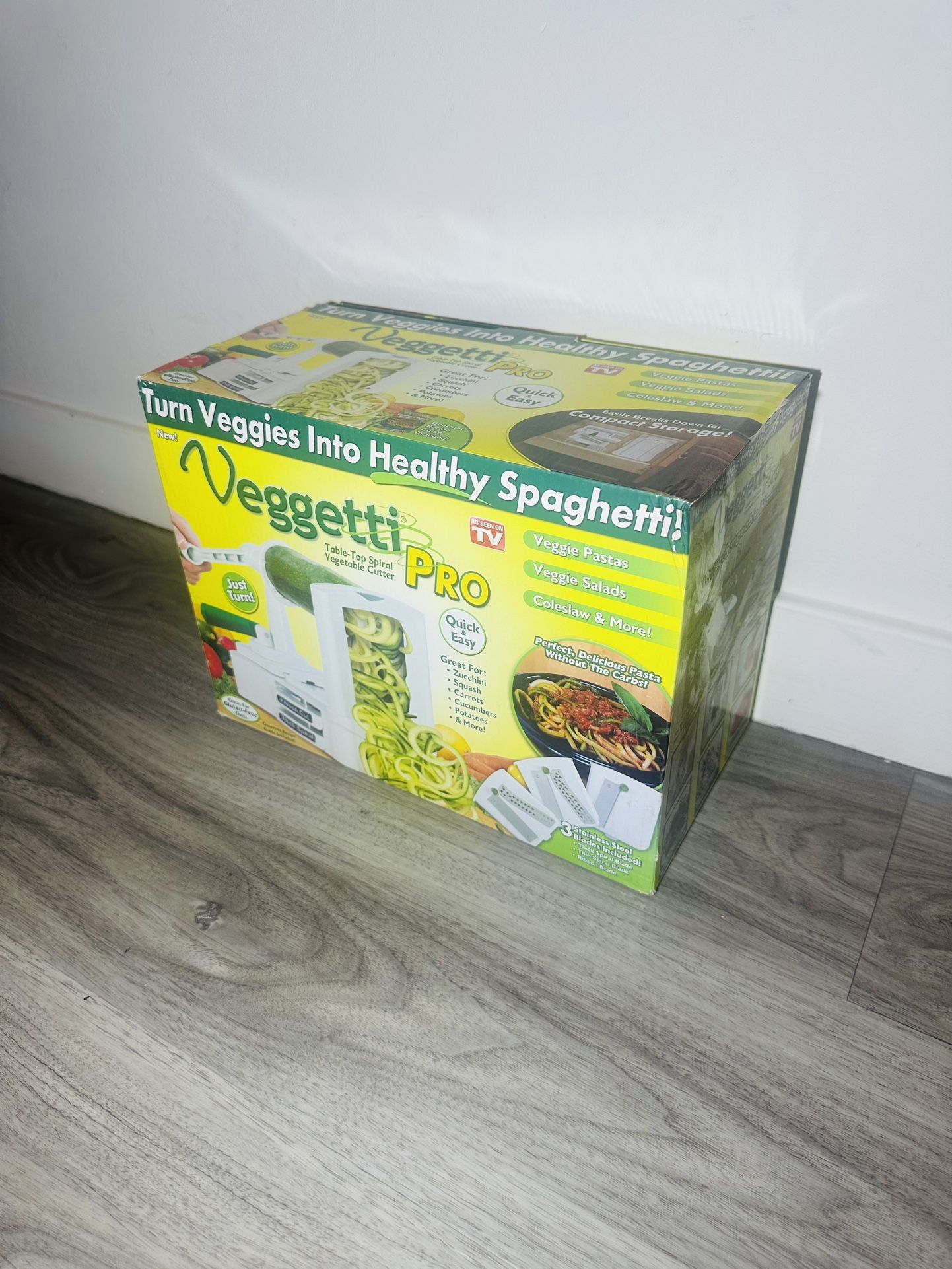 VEGGETTI PRO table top spiral vegetable cutter ‼️