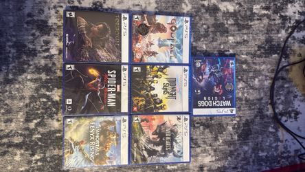 Brand new sealed PS5 games
