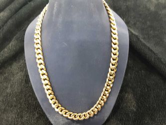 Cuban Link Chain - Yellow Gold 14k (.585) 34.9 grams 21 inch