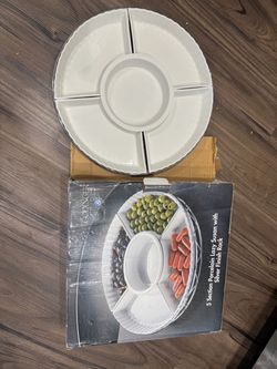 Godinger 5-Section Porcelain Lazy Susan