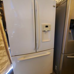 GE PROFILE FRENCH DOOR WORKING PERFECT ICE MAKER COOLER FREEZER WATER DISPENSER 