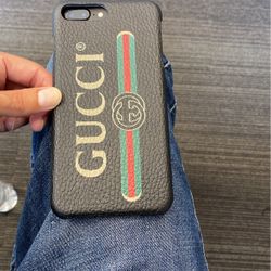 Real 7 Plus Gucci Case For iPhone 